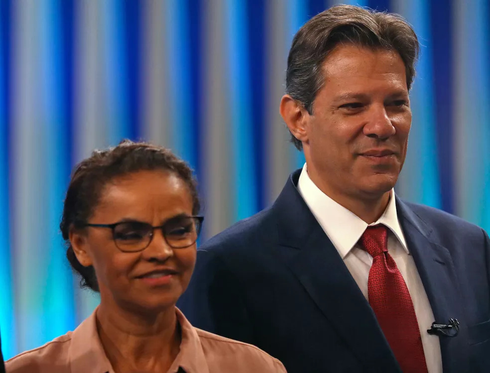 Haddad Marina Silva Fórum Econômico Mundial