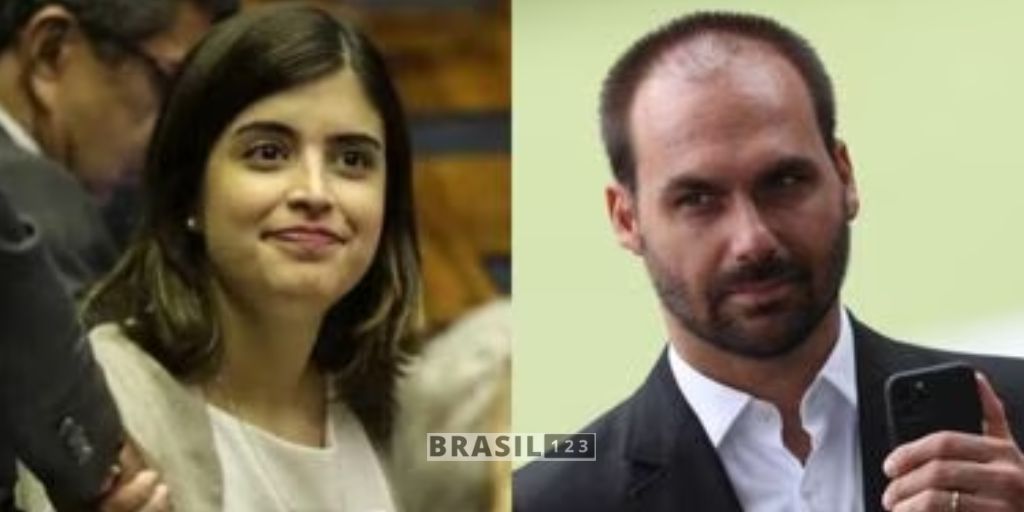 eduardo bolsonaro e tabata amaral