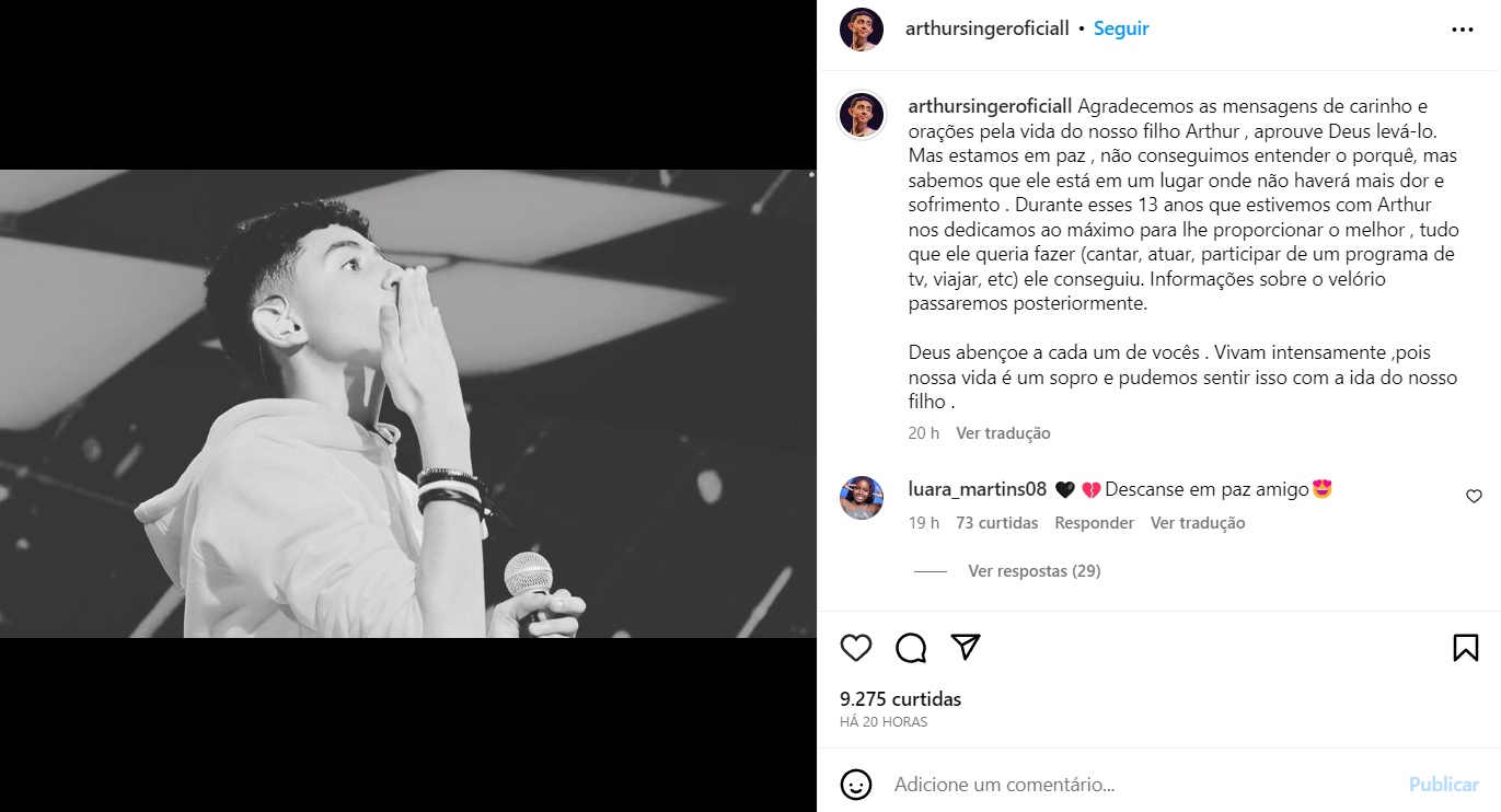 Arthur Singer falece ao