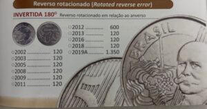 Moedas raras de 50 centavos
