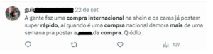 Relato de cliente