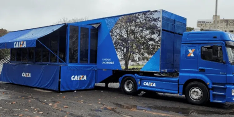 Caminhão CAIXA reforça atendimento à população; confira o novo destino