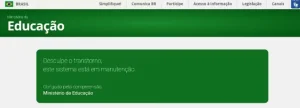 Mensagem no acesso ao resultado do Prouni