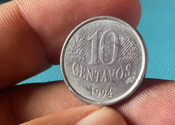 Quem não viu, PERDEU! Moeda de 10 Centavos ano 2004 é surpreendente!