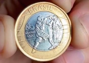 Moeda de 1 REAL Rio 2016 está valendo R$650,00