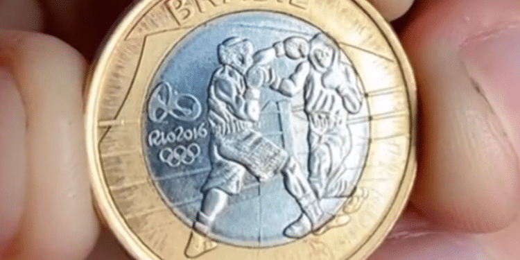 Moeda de 1 REAL Rio 2016 está valendo R$650,00