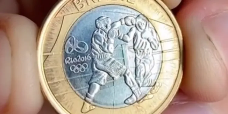 Moeda de 1 REAL Rio 2016 está valendo R$650,00