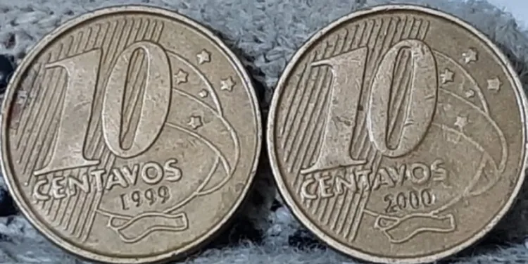 QUEM TEM SE DEU BEM: Essa Moeda de 10 centavos vale 2 mil vezes o seu valor facial