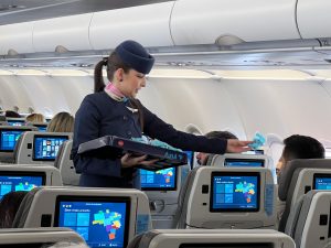 Ser um comissário de bordo é sua chance de viajar para vários lugares do Brasil e do mundo atendendo e ajudando as pessoas. 