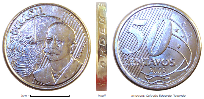 Moeda 50 centavos 2023