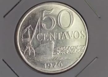 50 Centavos do Cruzeiro pode valer ate R$ 3 mil reais