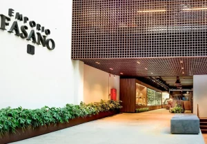 O Grupo Fasano é uma grande rede de luxo que contém até mercado. 
