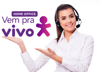 Vivo oferece oportunidades de home office para atendimento ao cliente