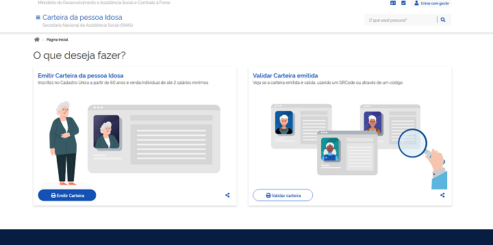 Veja como solicitar a Carteira do Idoso
