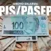 Como consultar o PIS/Pasep 2025? 8 Notas de 100 reais do Brasil sobre uma mesa, com destaque para o PIS/Pasep 2025