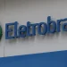 Logo da Eletrobras, empresa do setor de energia elétrica do Brasil.