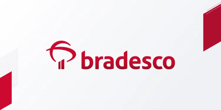 Logo do Bradesco, banco com mais de 400 vagas de emprego abertas.