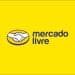 Logo do Mercado Livre com ícones de aperto de mãos e fundo amarelo, representando confiança e oportunidades.