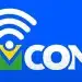 Logotipo do Ministério das Comunicações, com um ícone de sinal de Wi-Fi, simbolizando o investimento em conectividade para comunidades tradicionais e áreas rurais.