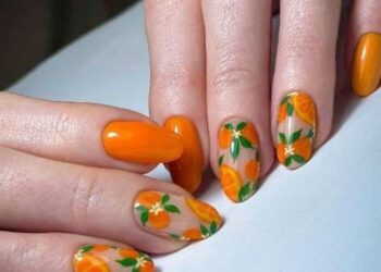 Imagem destacada Tangerina nas Unhas: Ilumine o Inverno com a Cor Mais Quente de