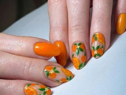 Imagem destacada Tangerina nas Unhas: Ilumine o Inverno com a Cor Mais Quente de