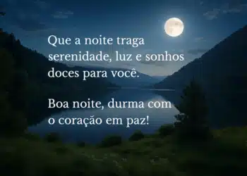 Imagem destacada Ideias emocionantes de mensagem de boa noite com imagens para encantar no WhatsApp