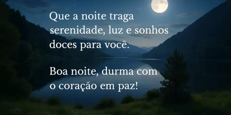 Imagem destacada Ideias emocionantes de mensagem de boa noite com imagens para encantar no WhatsApp