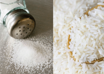 Imagem destacada Arroz no saleiro: o truque simples que mantém o sal sempre soltinho