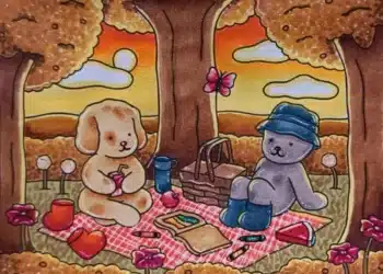 Imagem destacada Flores em Aquarela: Como Dominar a Técnica de Camadas no Estilo Bobbie Goods