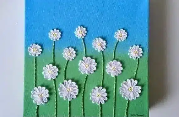 Crochê de Parede: transforme fios em quadros e bastidores cheios de estilo 1 Imagem destacada Crochê de Parede: transforme fios em quadros e bastidores cheios de estilo