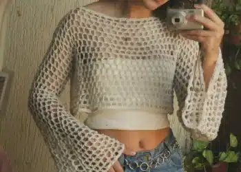 Imagem destacada estilos de blusas de crochê leves para brilhar na primavera