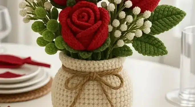 Imagem destacada Flores de crochê: ideias e passo a passo para encher sua casa de cor na primavera