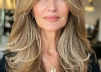 Imagem destacada Cabelo longo em camadas suaves: cortes que rejuvenescem mulheres maduras