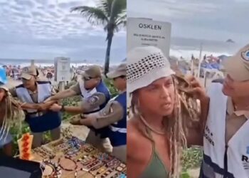 Vídeo de abordagem a artesã em Ipanema gera debate sobre fiscalização e direitos de trabalhadores informais