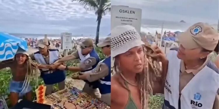 Vídeo de abordagem a artesã em Ipanema gera debate sobre fiscalização e direitos de trabalhadores informais