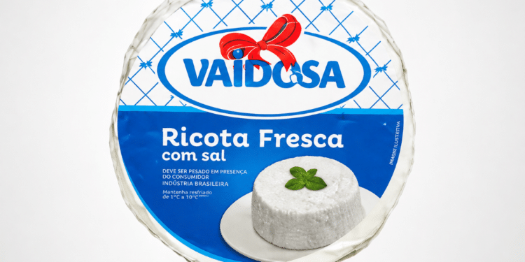 Quatro lotes da ricota Vaidosa: Anvisa suspende venda e fabricante inicia recolhimento imediato