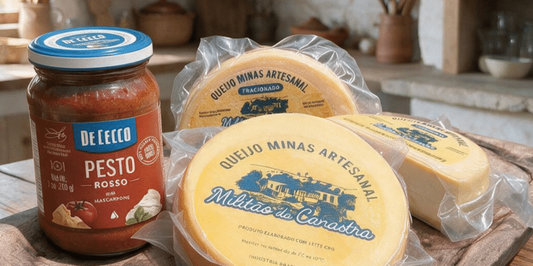 Dois lotes de queijo artesanal e pesto suspensos pela Anvisa: risco à saúde leva à proibição de vendas